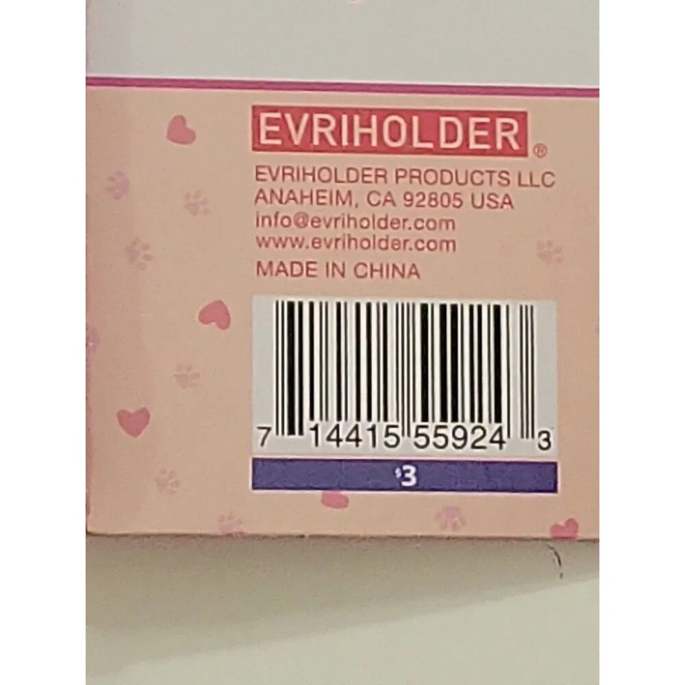 Pink Paw Prints And Hearts Valentines Dog Collar Fits Most Small To Medium‎ Dogs